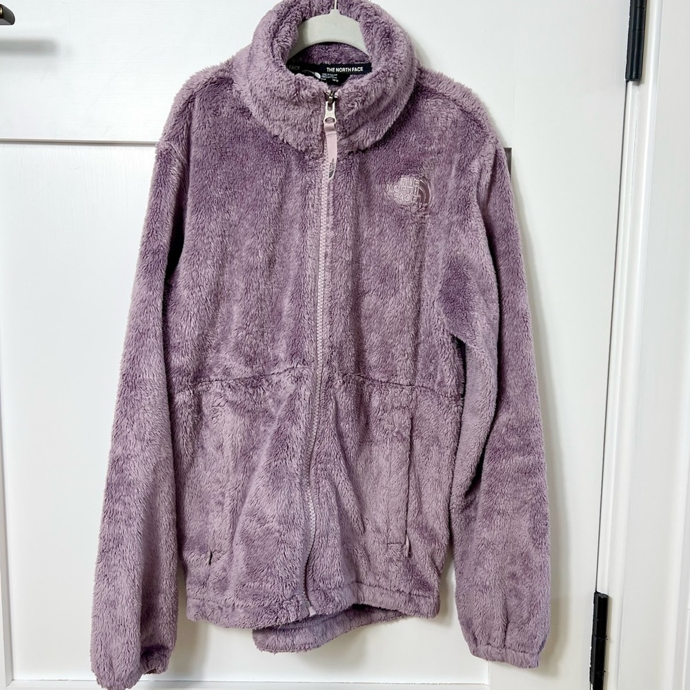 The North Face Kids Purple Fleece Jacket size 10/12